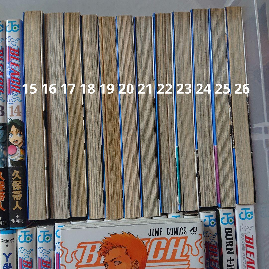 BLEACH 第1巻から第74巻 初版 半数程 1巻は初版では無い