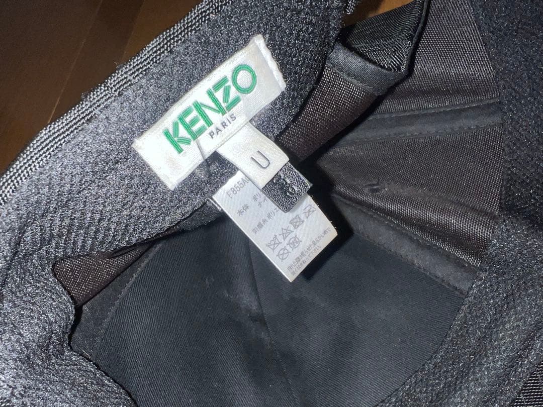 KENZO ブラック キャップ ケンゾー　帽子