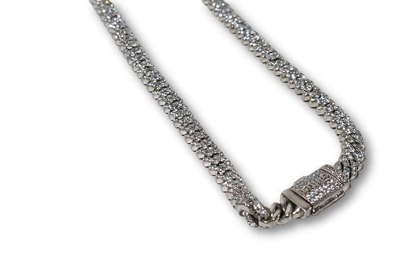 Gritter グリッターアイス プロング チェーン ネックレス Silver