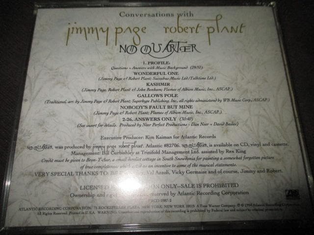 洋楽 jimmy page & robert plant led zeppelin