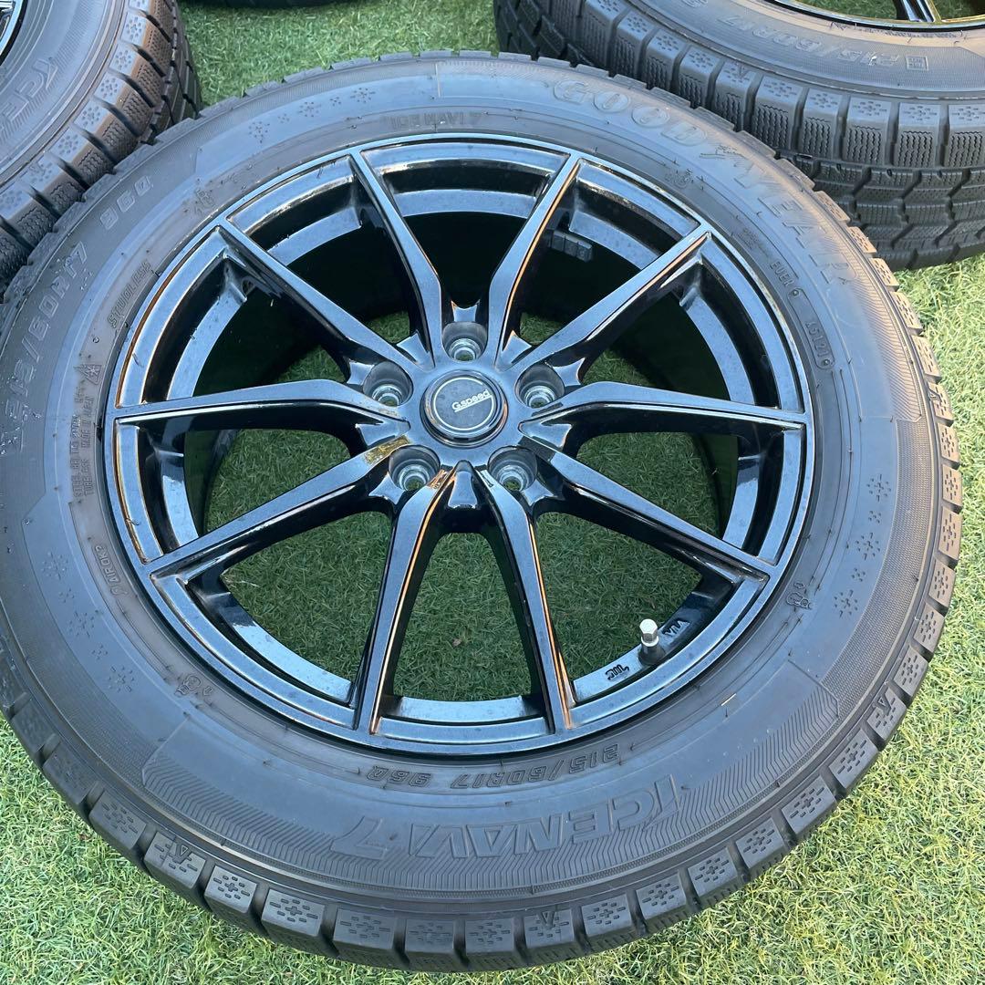 ④215/60R17 スタッドレスタイホイールセット グッドイヤー (4/4)