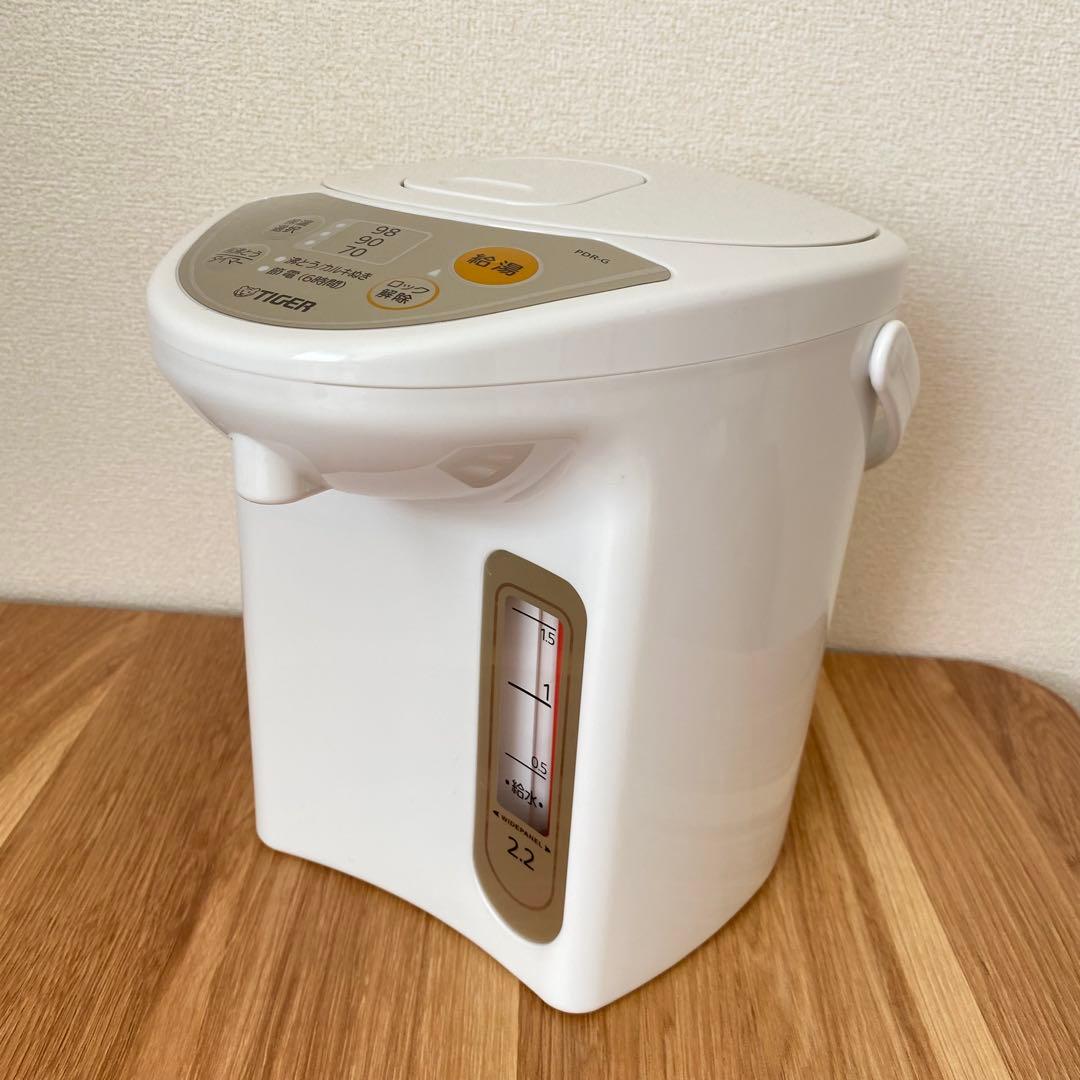 【2025年製】TIGER PDR-G 電動ポット 2.2L