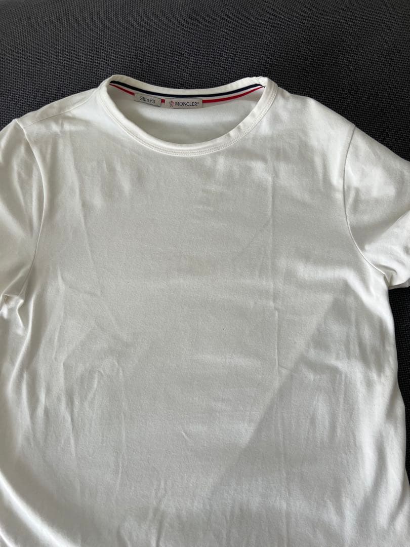 MONCLER ホワイト Tシャツ