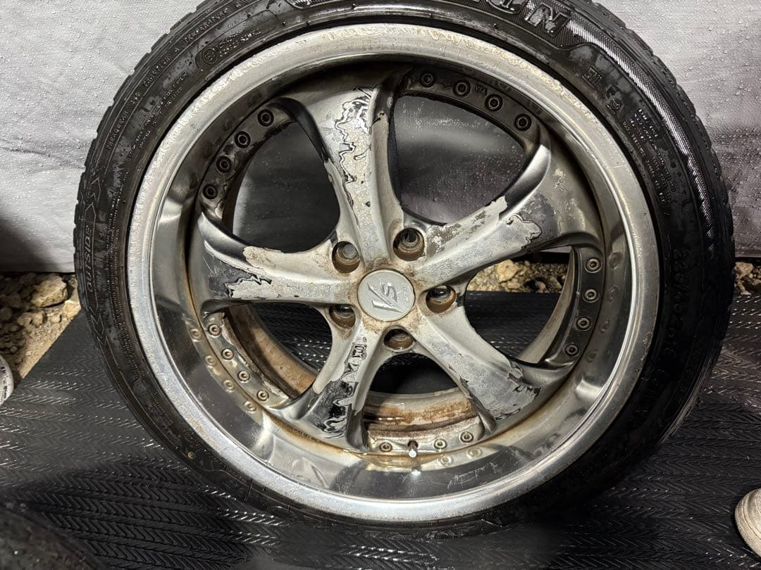 ワーク WORK 深リム VSKF 当時物 18インチ 8.5J +26 2本