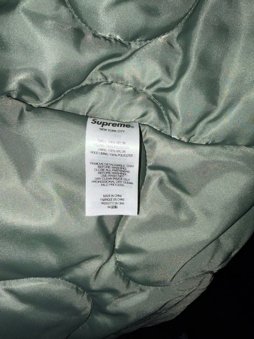 ジャケット・アウター Supreme Washed Satain N3B Flight Jacket
