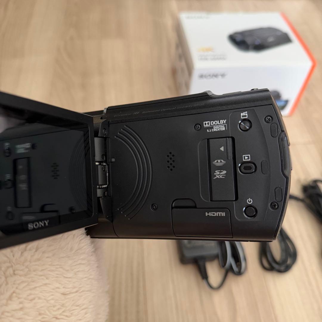 SONY FDR-AX45A 4Kビデオカメラ ＋Apple SDカードリーダー