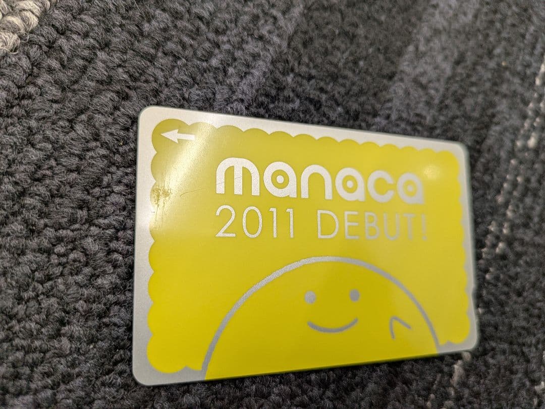 記念manaca マナカ manacaデビュー記念カード