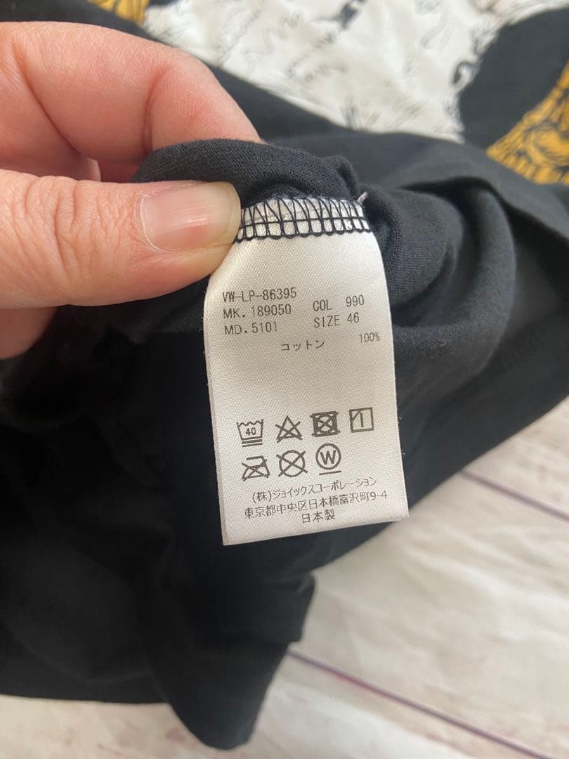 希少　Vivienne Westwood MAN ウサギ Tシャツ 黒　オーブ