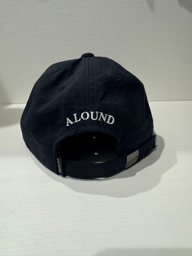 帽子 ALOUND EMBROIDERY NYLON CAP BLACK