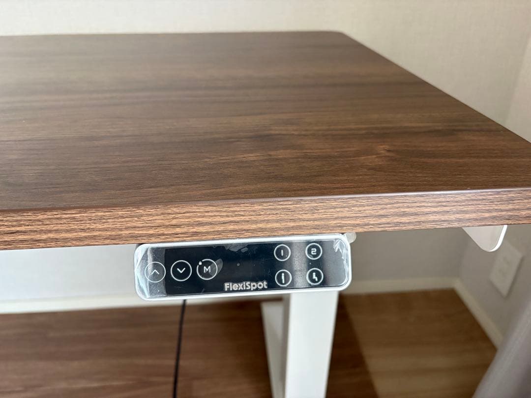Flexispot E7 電動昇降デスク+グレイウッド天板セット60x120