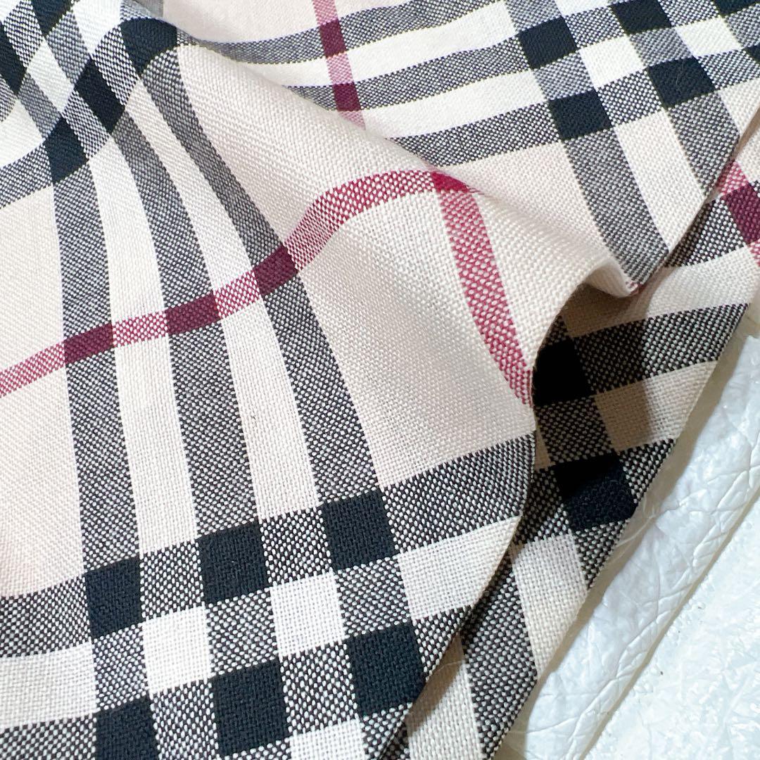 バーバリー ロンドン BURBERRY チェック フレア スカート 38