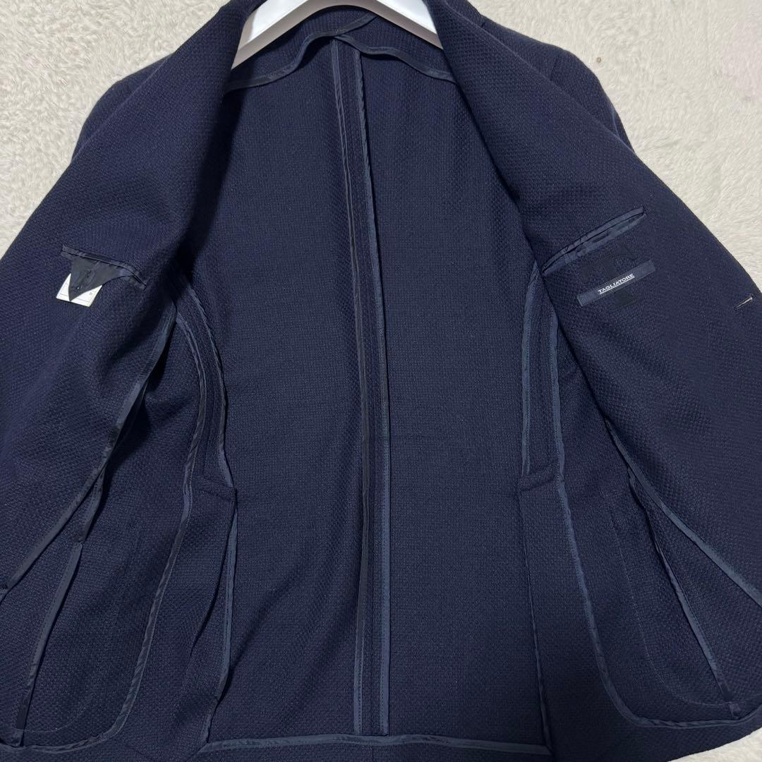 極希少 TAGLIATORE モンテカルロ カシミヤ混 ホップサック 50R