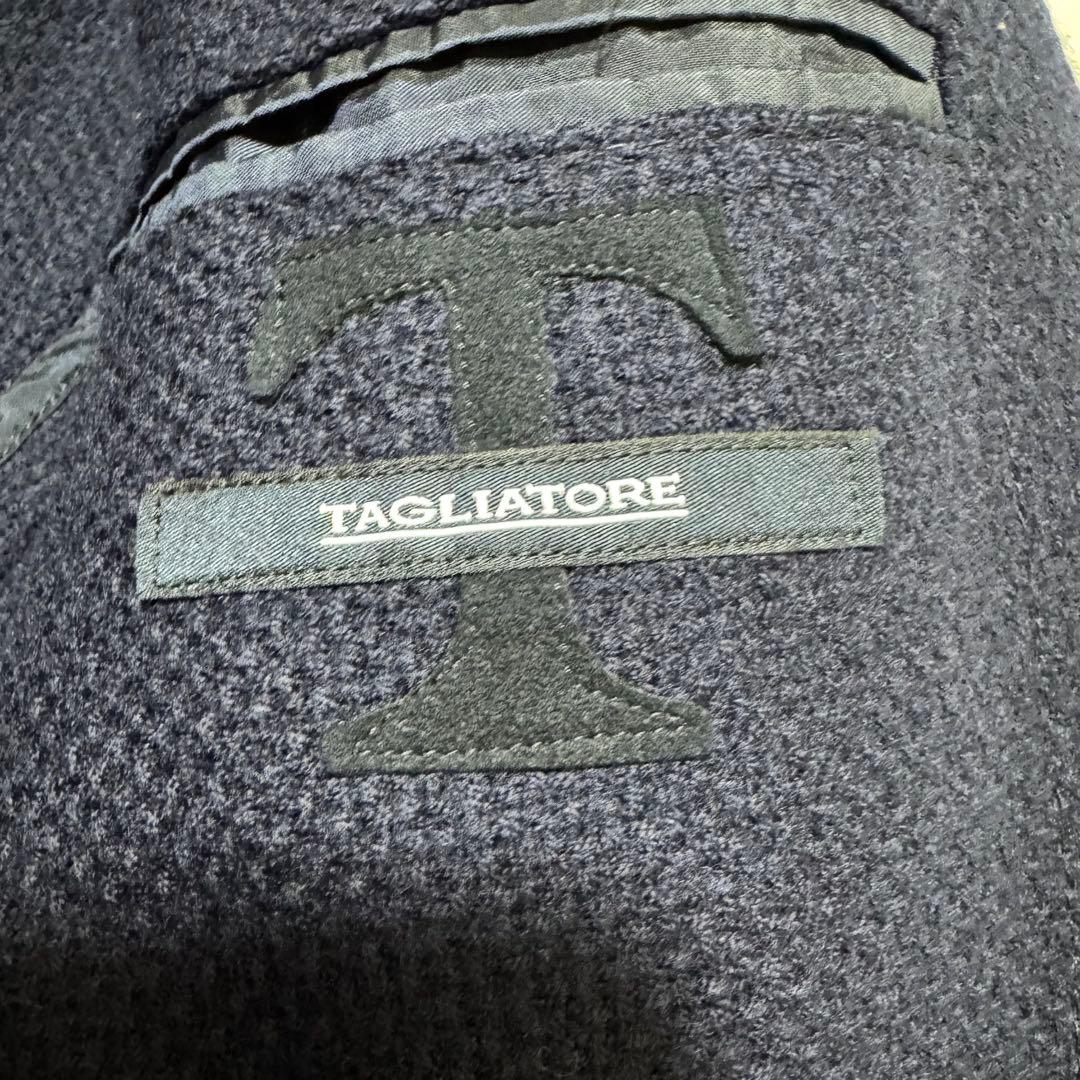 極希少 TAGLIATORE モンテカルロ カシミヤ混 ホップサック 50R