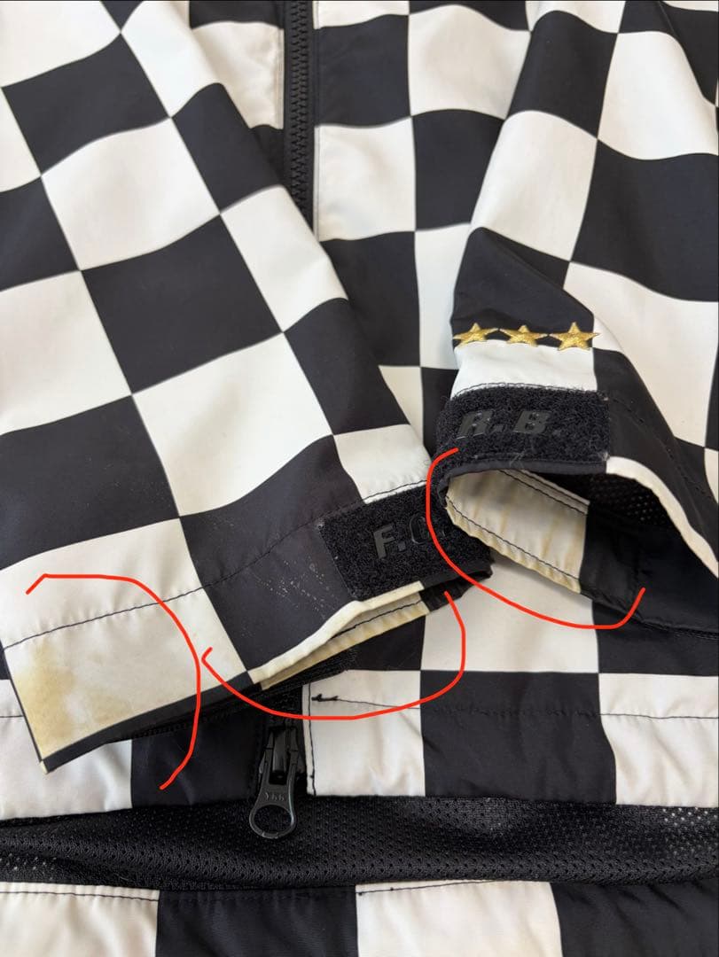 SOPH F.C.Real Bristol チェッカー柄ジャケット