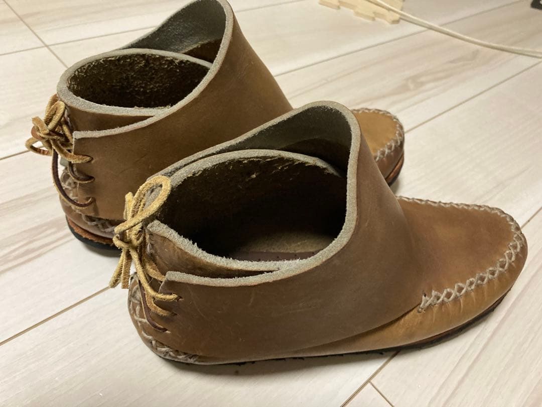 Nasngwam ナスングワム　モカシンブーツ　レザー