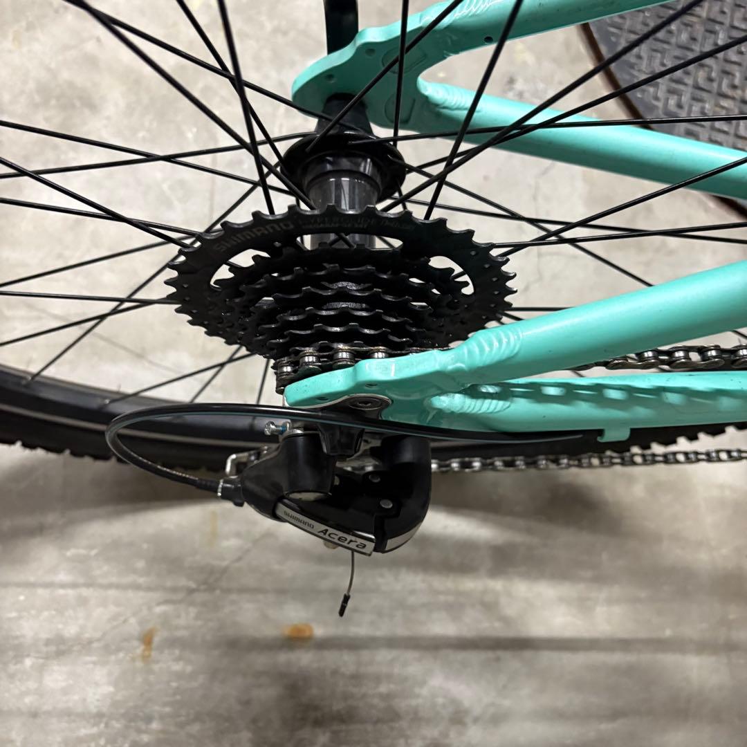 【たのメル便】Bianchi PIRATA 26チェレステ8速 ジュニアMTB
