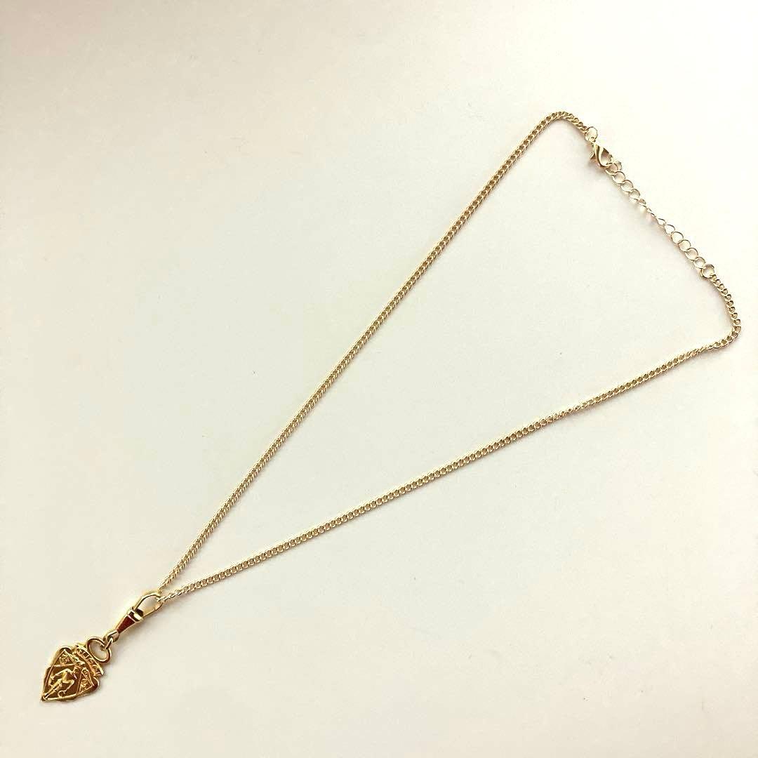 【ヴィンテージ】GUCCI グッチ クレスト チャーム ネックレス