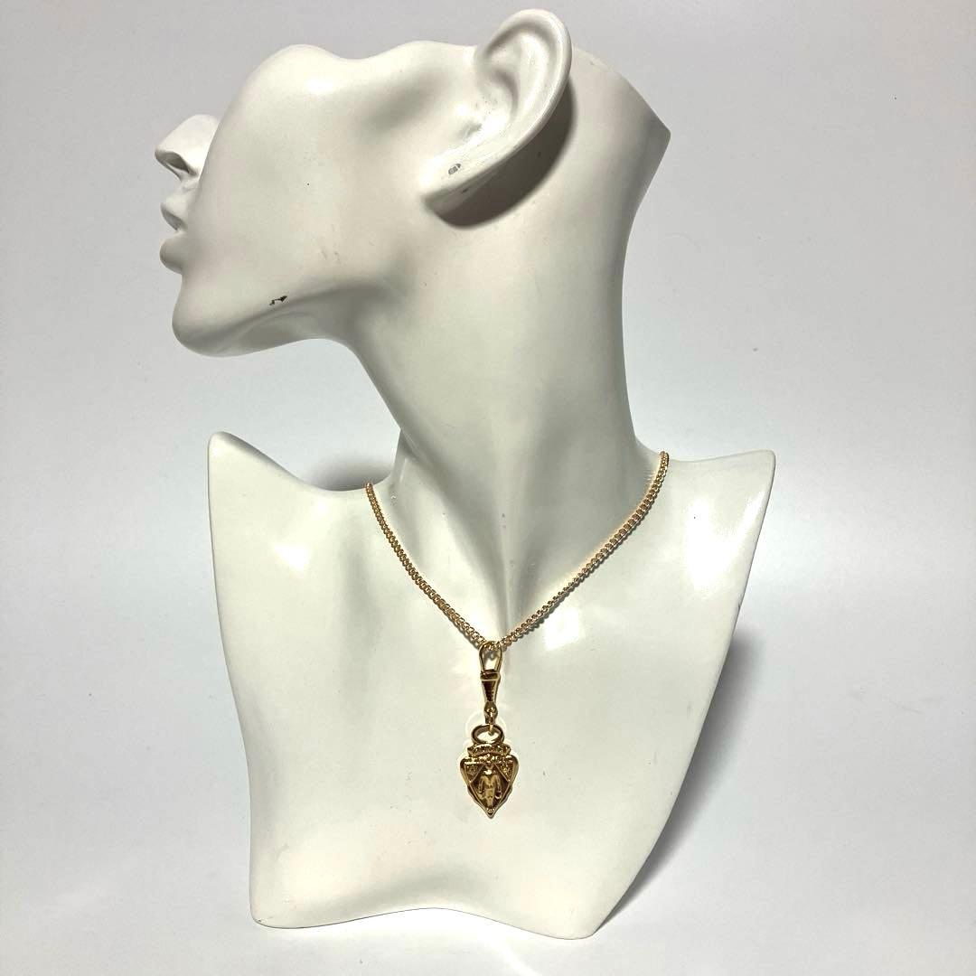 【ヴィンテージ】GUCCI グッチ クレスト チャーム ネックレス