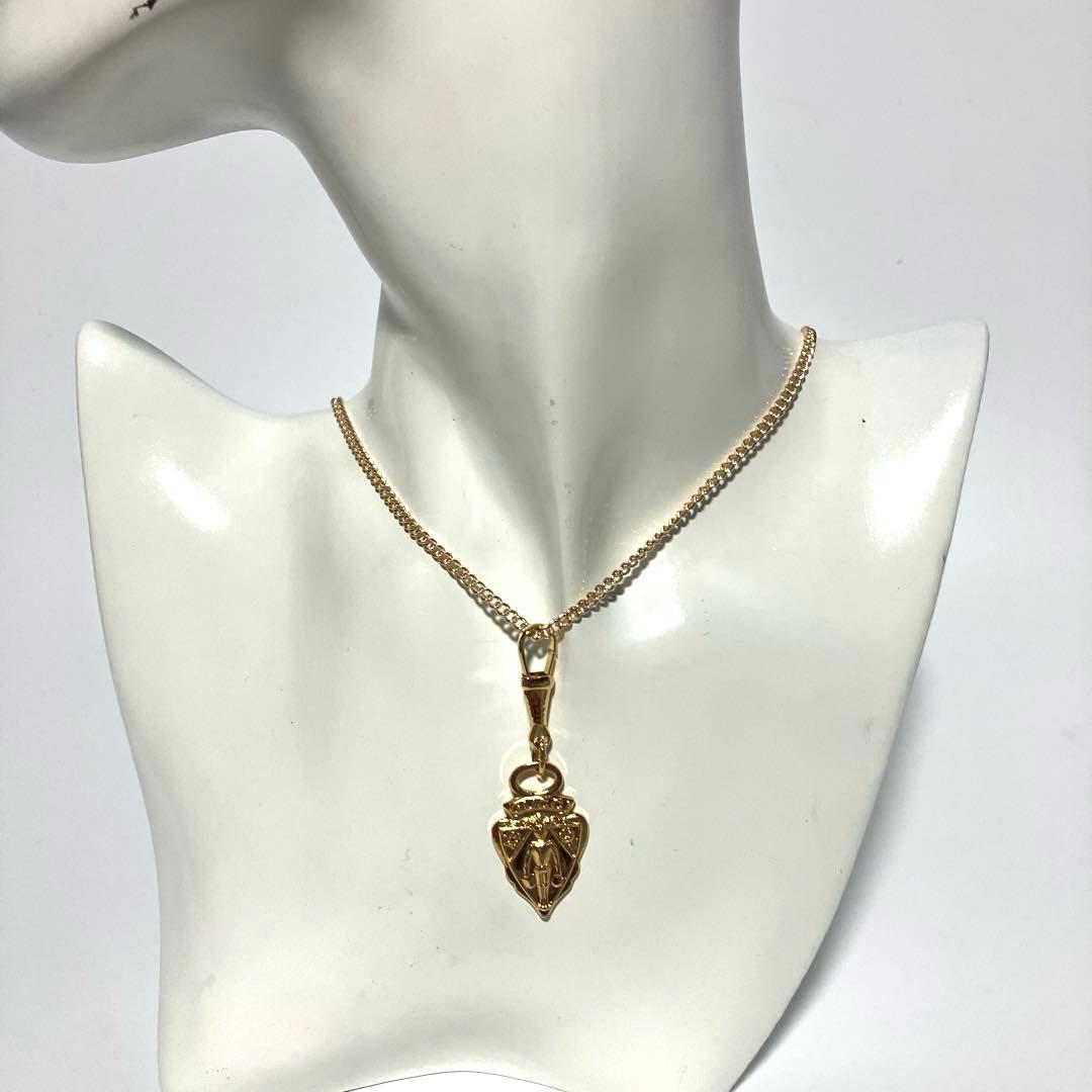 【ヴィンテージ】GUCCI グッチ クレスト チャーム ネックレス