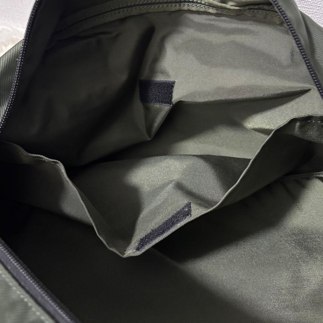 【極美品】 PORTER ボストンバッグ 大容量 中敷き付 オリーブ ナイロン