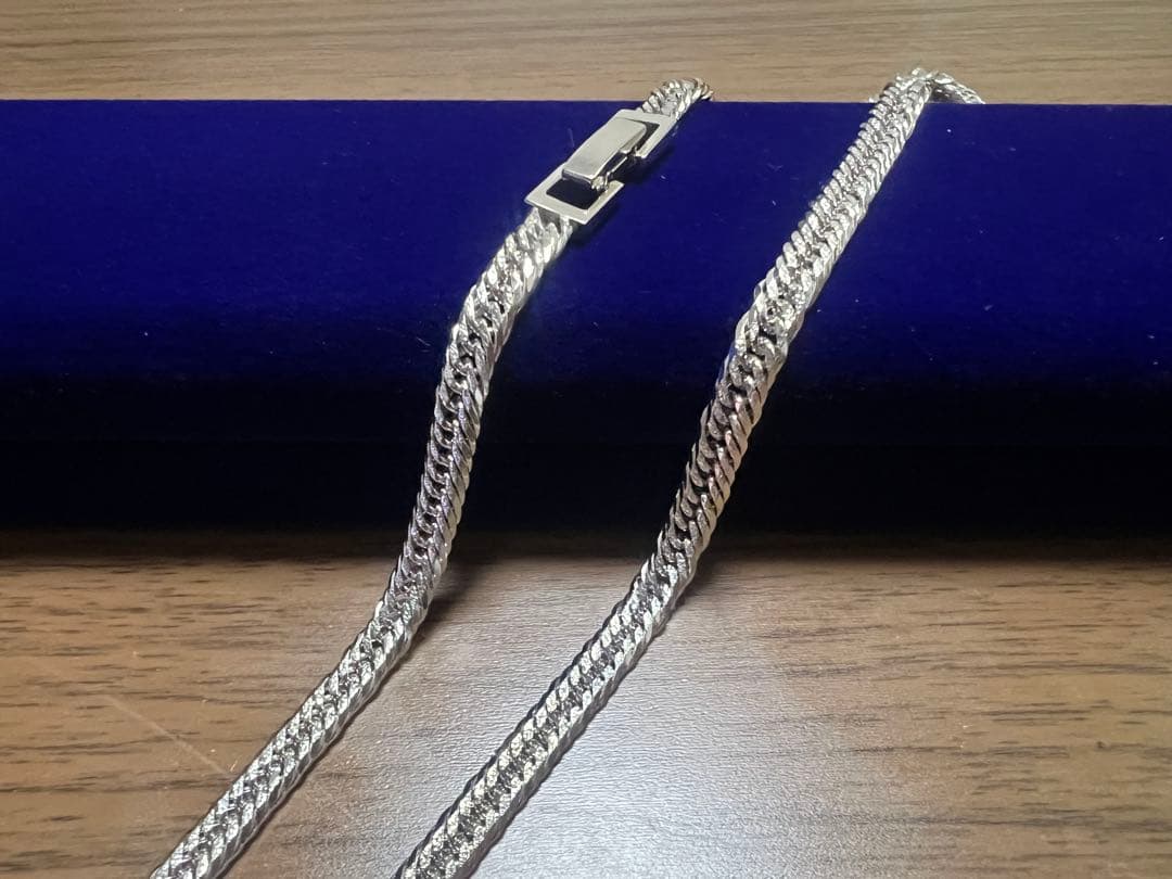 シルバー 925 12面 トリプル 喜平 ダイヤモンドカット 5mm 50cm