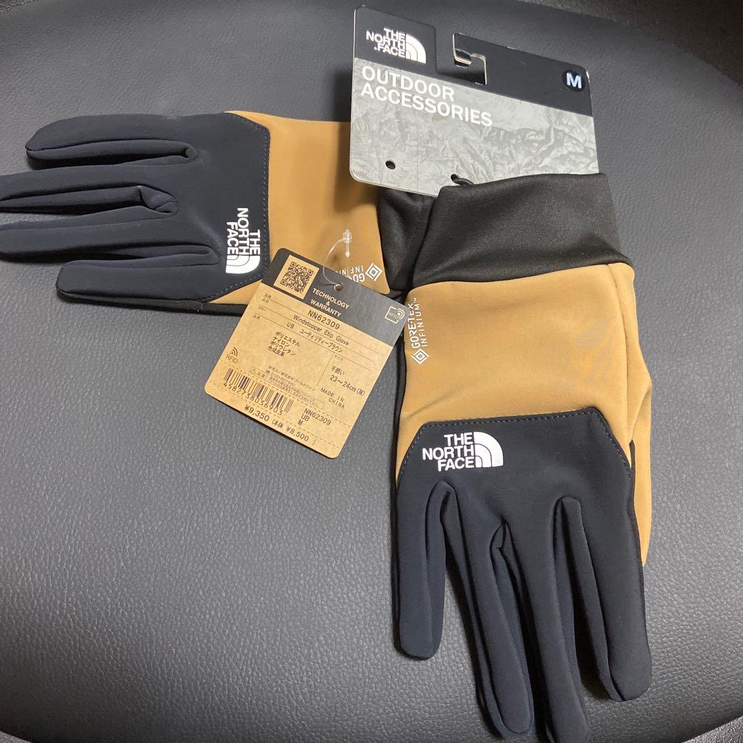 新品未使用　ノースフェイス　ウィンドストッパーイーチップグローブ