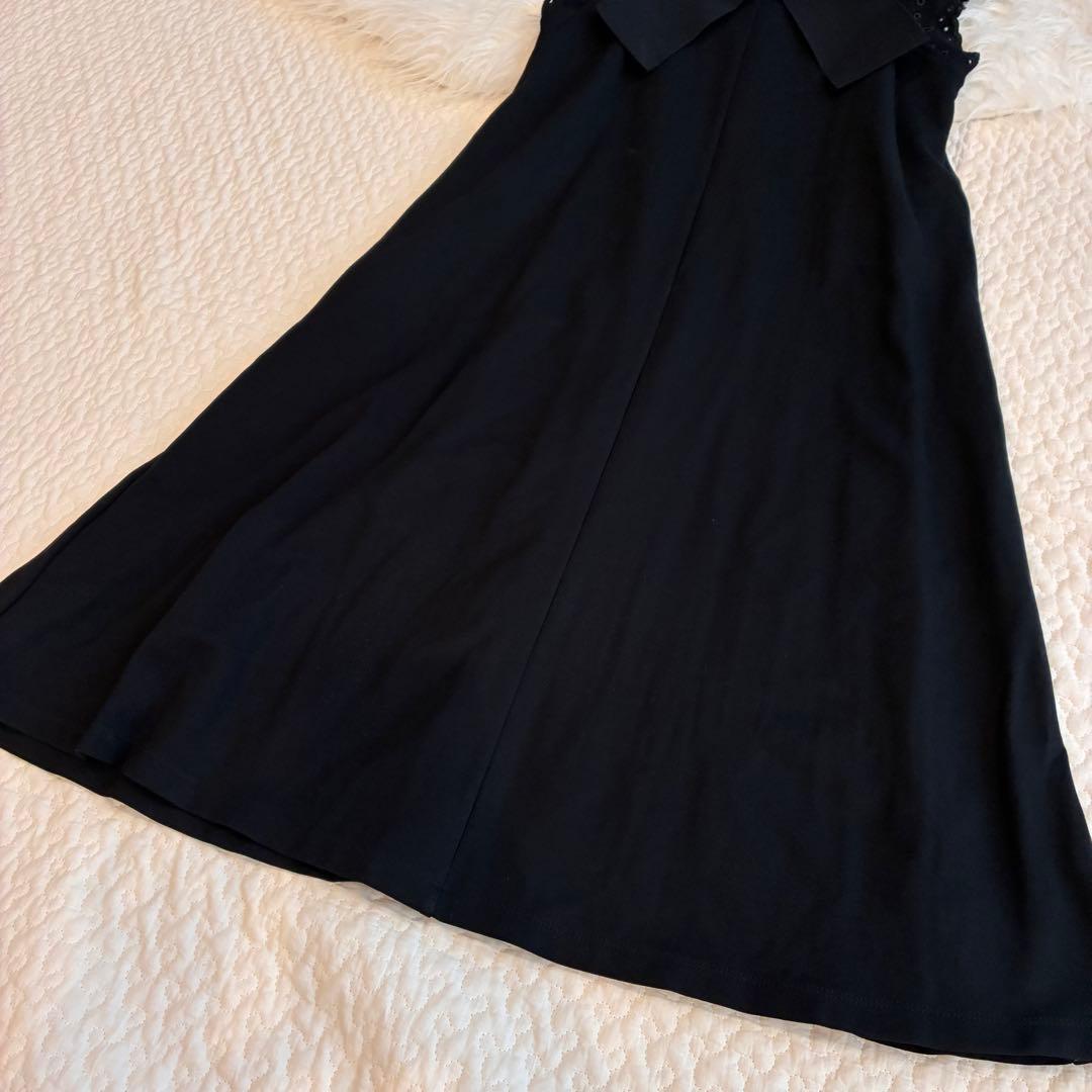 美品♡ レッドヴァレンティノ　ノースリーブワンピース　レース　フリル　リボン