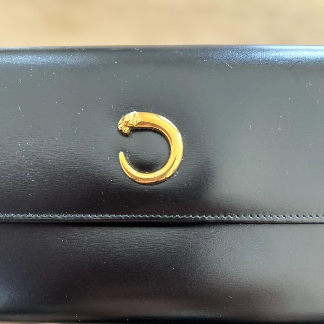 未使用☆Cartier 黒 三つ折り財布