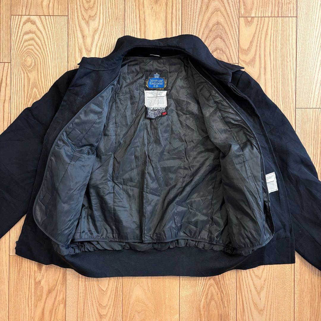 80s〜90s USA製 ミリタリー スウィングトップ 黒 短丈 古着