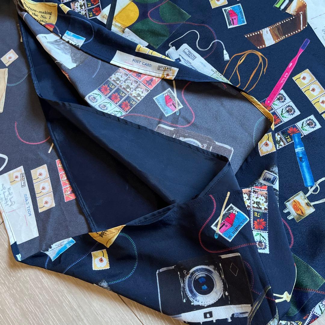 【美品】PS Paul Smith 洗える フレアロングスカート 40