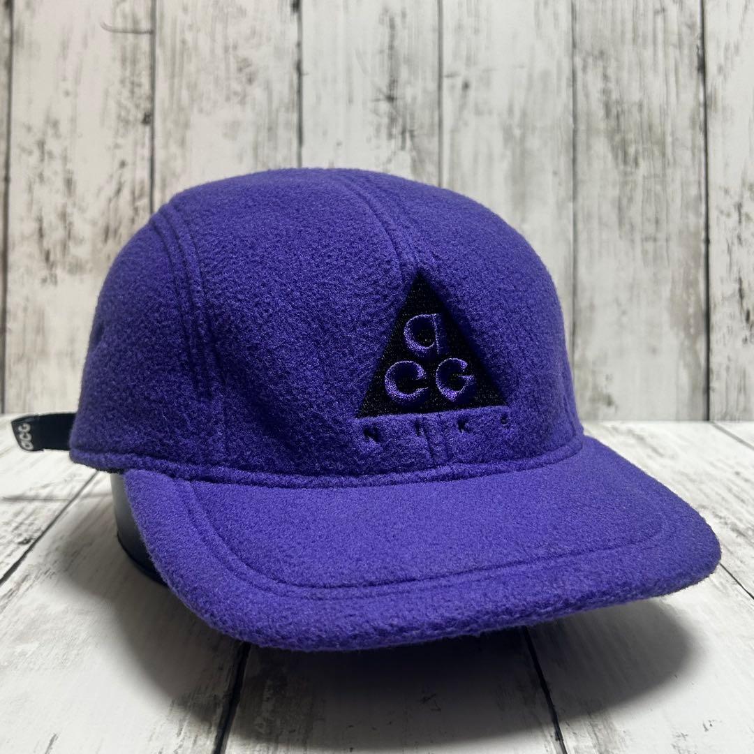 NIKE ACG ナイキ フリースキャップ 帽子 パープル 紫