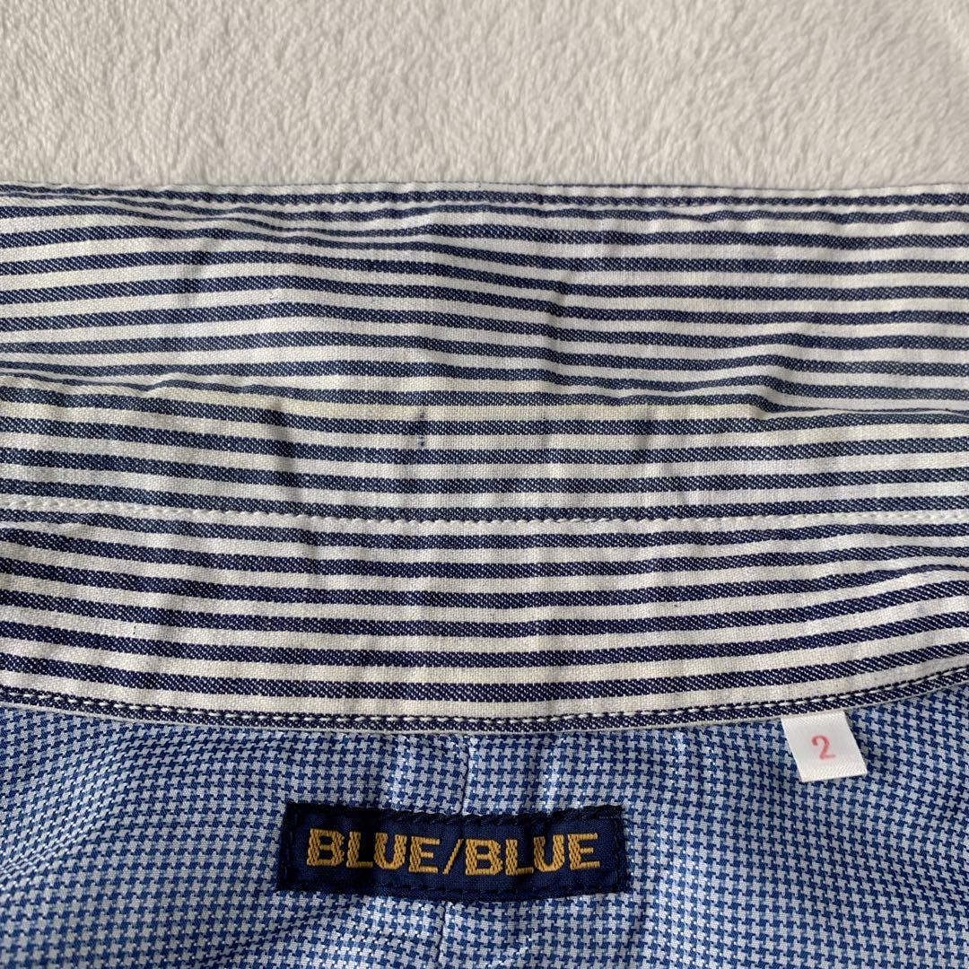 人気 BLUE BLUE ブルーブルー ヒッコリー ストライプ ショップコート