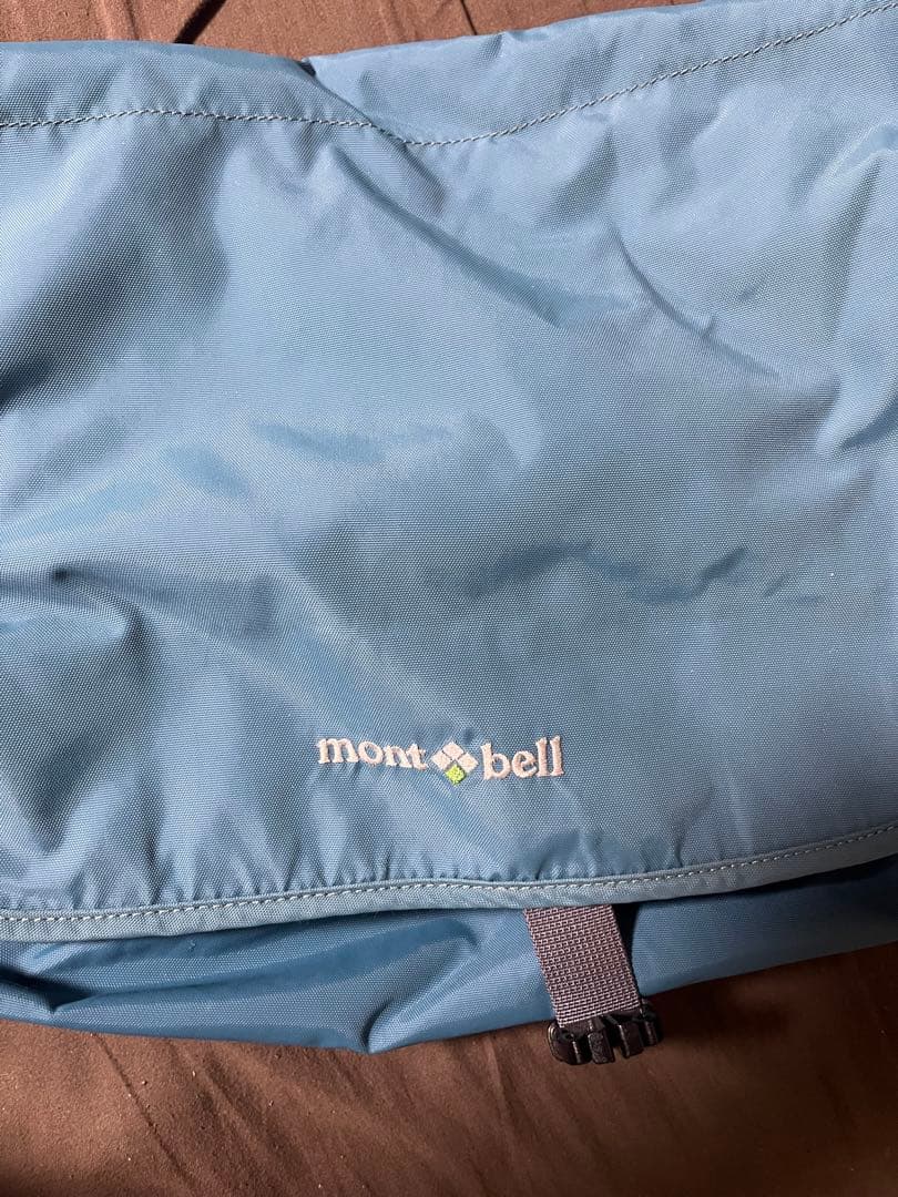 mont-bell メッセンジャーバッグ 青