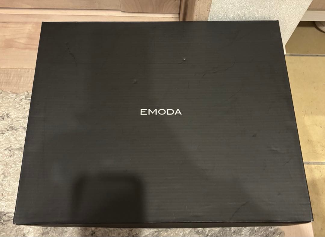 EMODA スクエアフィットロングブーツ ブラック Mサイズ