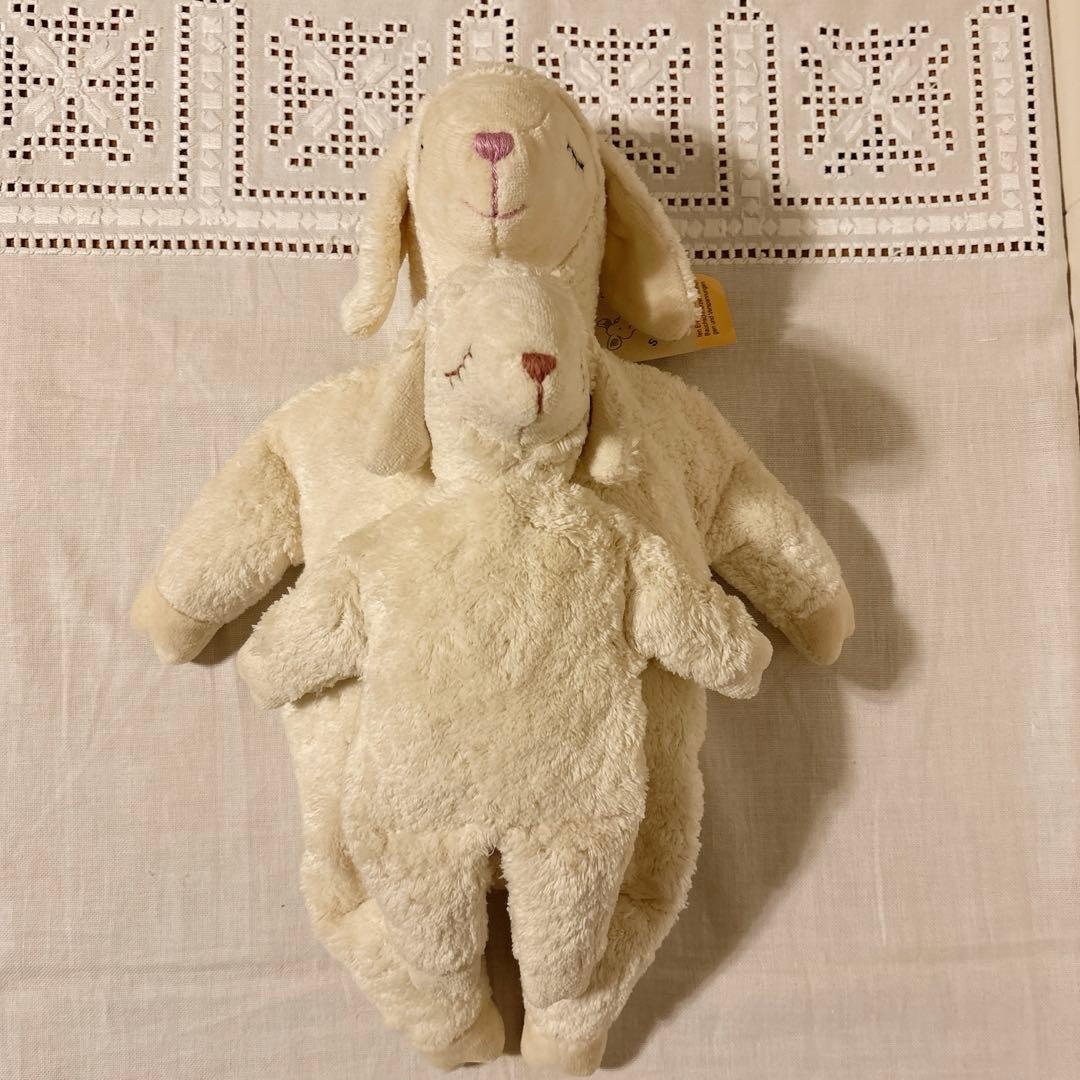 ひつじ　ゼンガー SENGER オーガニックコットン　チェリーピロー　31cm