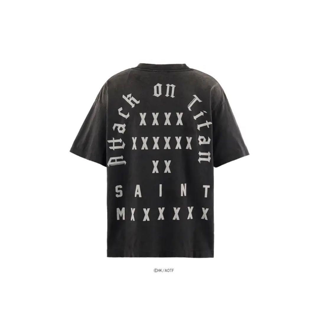 トップス SAINT Mxxxxxx AOT_SS TEE/ATTACK ON TITAN