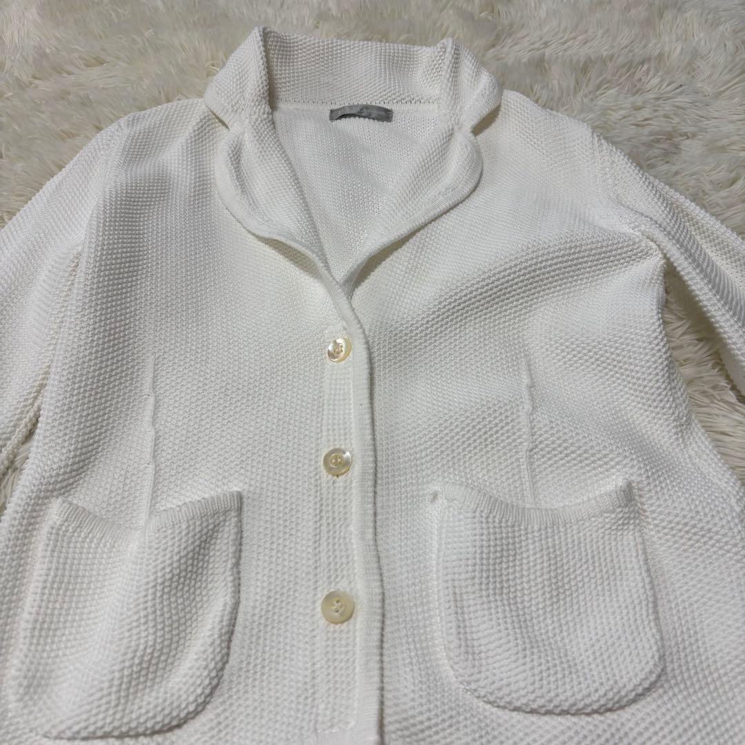 【美品】❤️ダーマコレクション　かのこ編みカーディガン　ジャケット　L