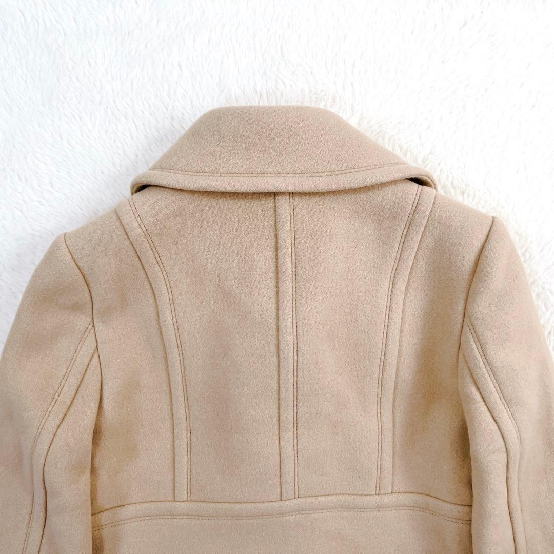 美品✨バーバリーブルーレーベル ロングコート　裾フリル ノバチェック ベージュ