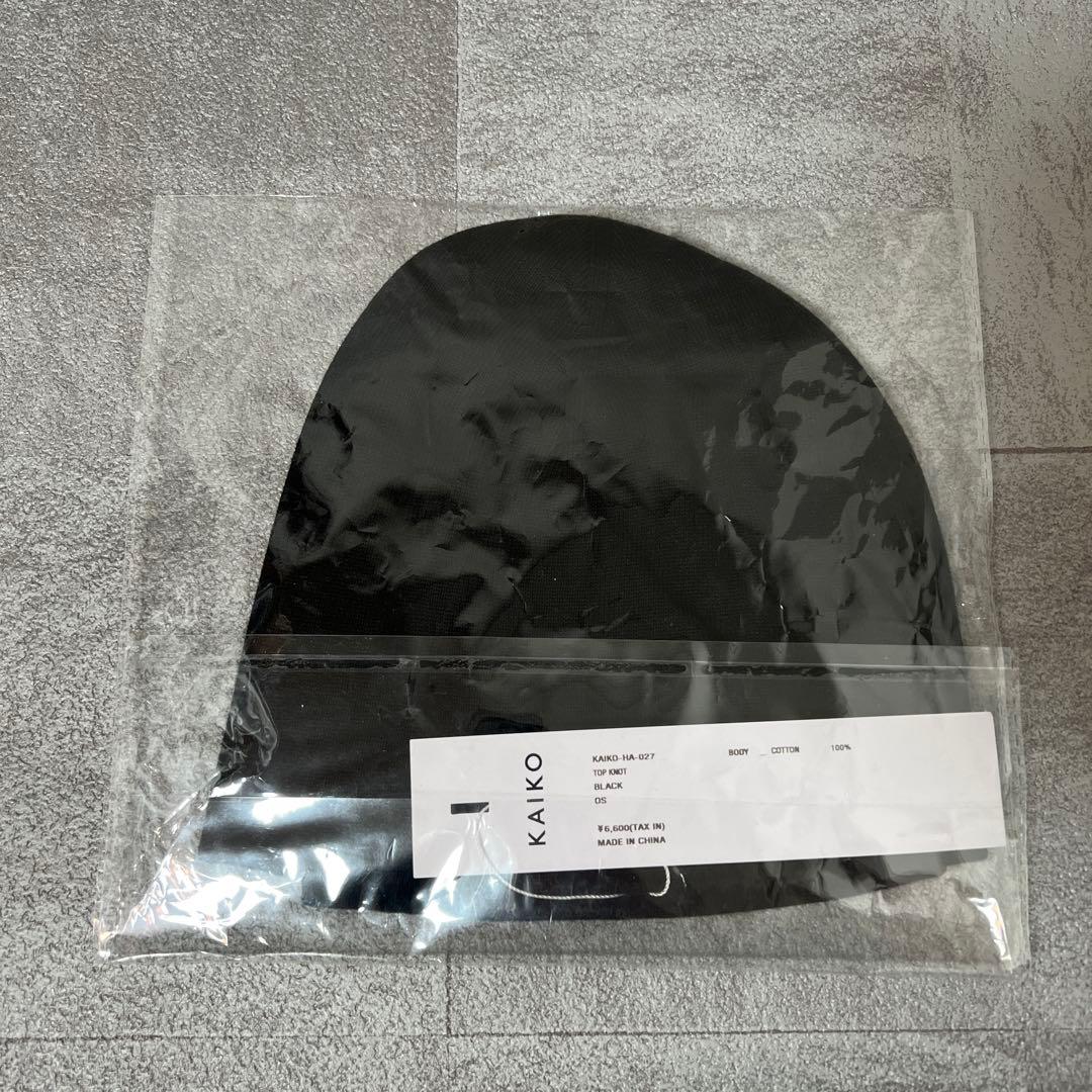 帽子 KAIKO Top knot \"BLACK\"