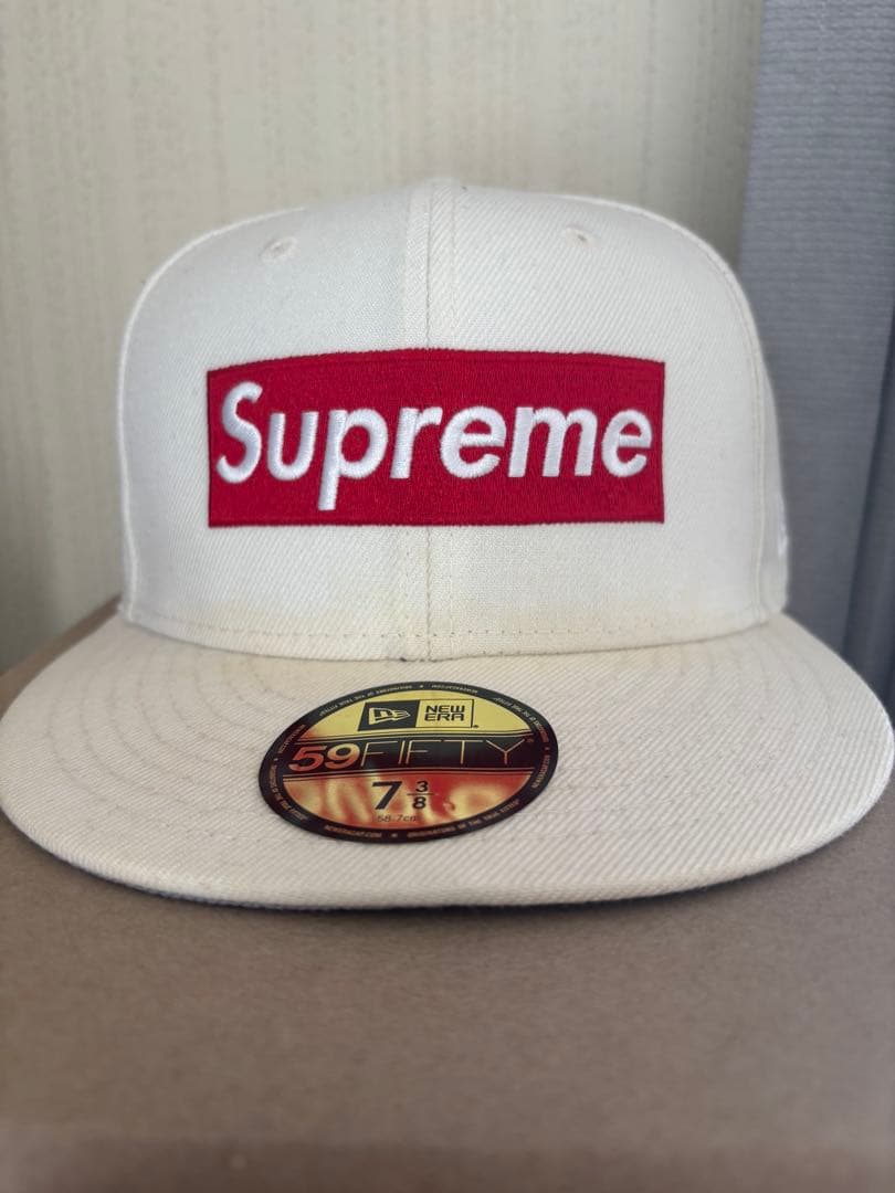 帽子 Supreme Box Logo New Era 7 3/8 White