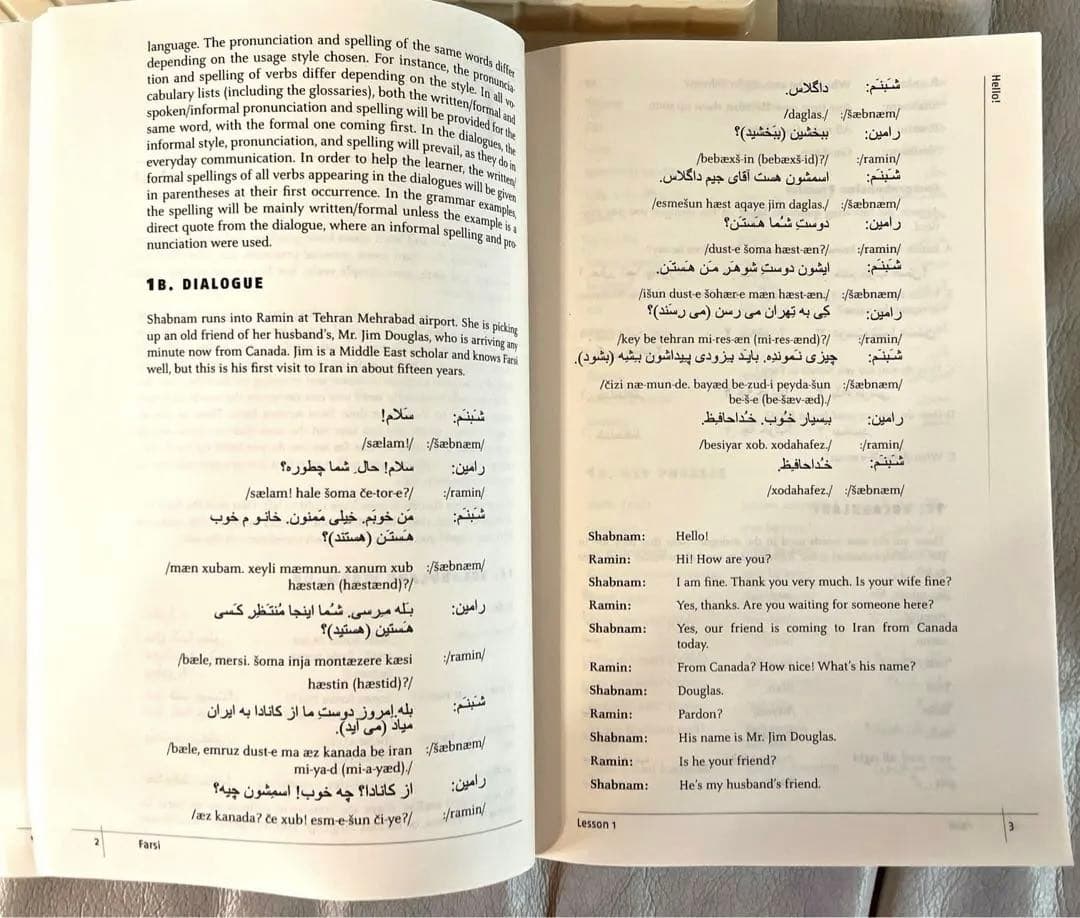 洋書 Farsi  complete course for beginners 6cd