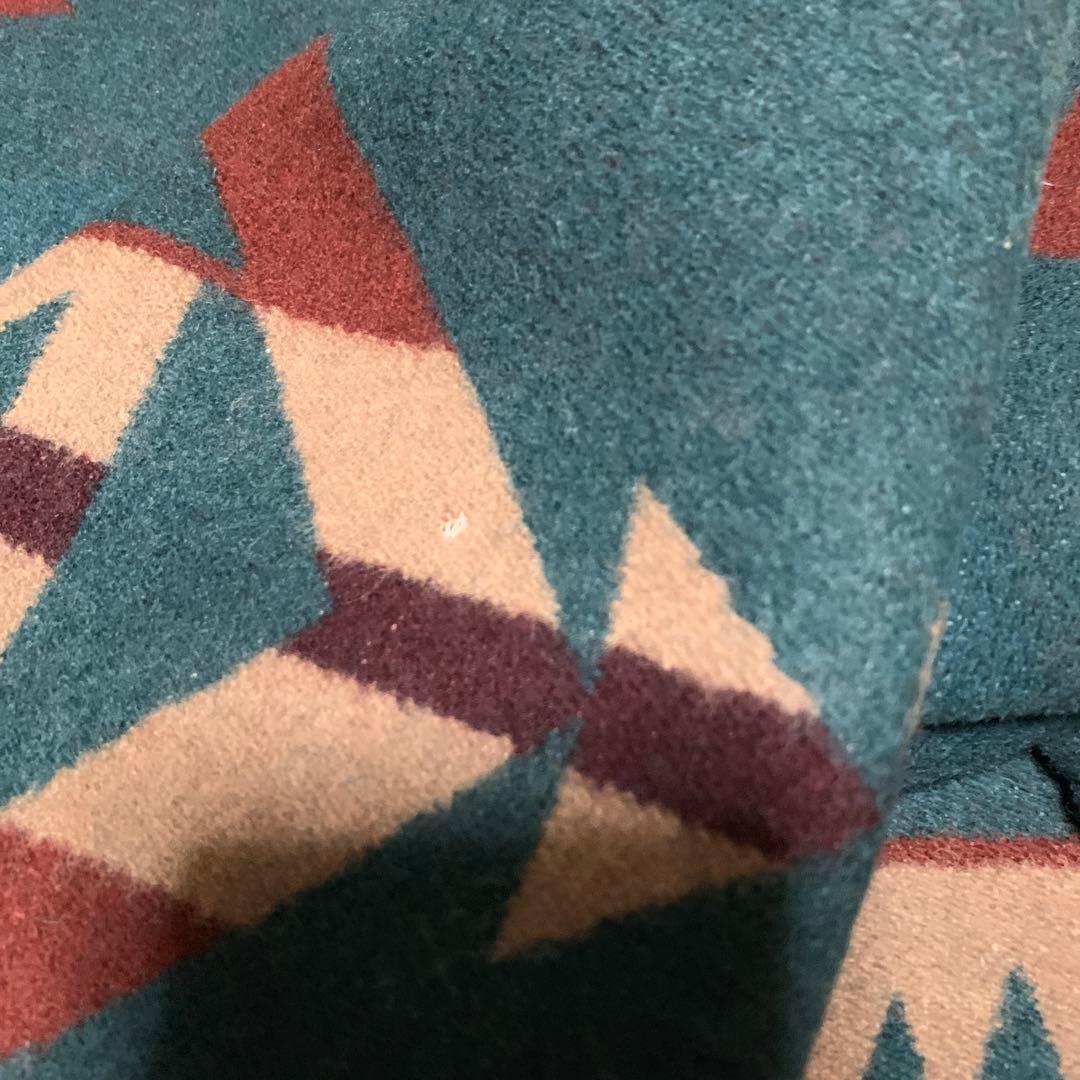 pendleton USA製　ラグ柄　ウールジャケット　サイズL