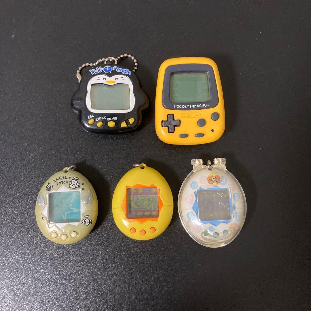 初代たまごっち　うずまきたまごっち　エンジェルたまごっち　ポケットピカチュウ　他