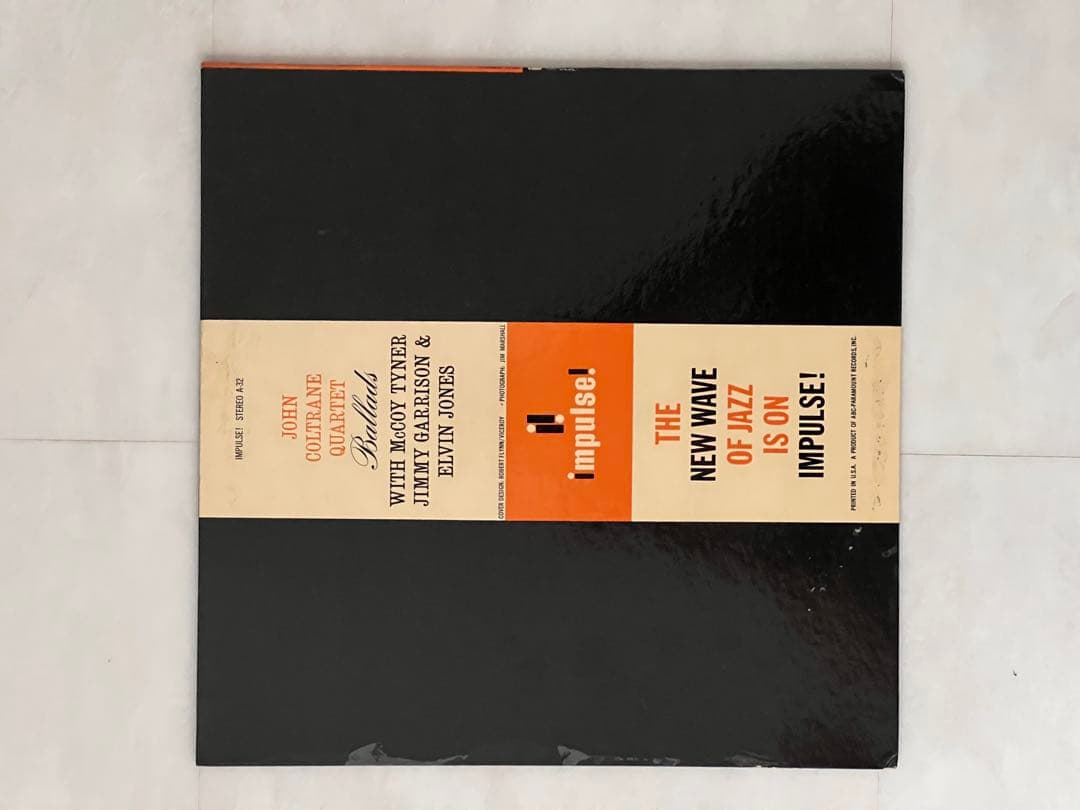 米国オリジナル盤　John Coltrane Ballads LP