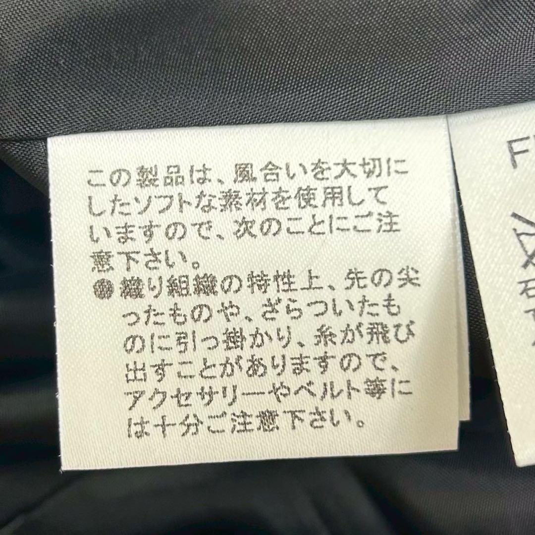 極美品　バーバリーロンドン ワンピース ボタニカル柄 コットン混 38 ブラック