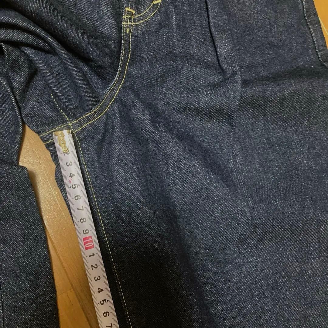 新品　Leeワイドデニムパンツ