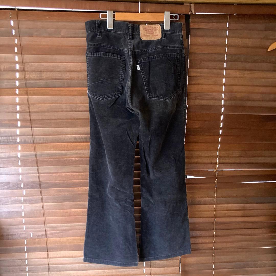 み*る様 70s リーバイス 517 コーデュロイ ブラック グレー W30 L