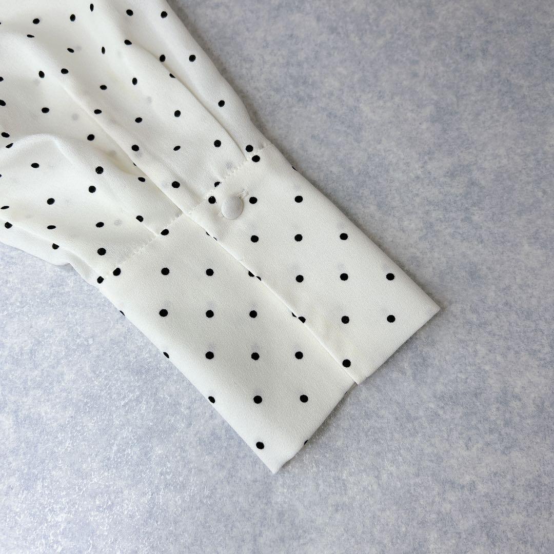 ✨極美品✨　snidel ワンピース　フリル　ドット　フェミニン　S ガーリー