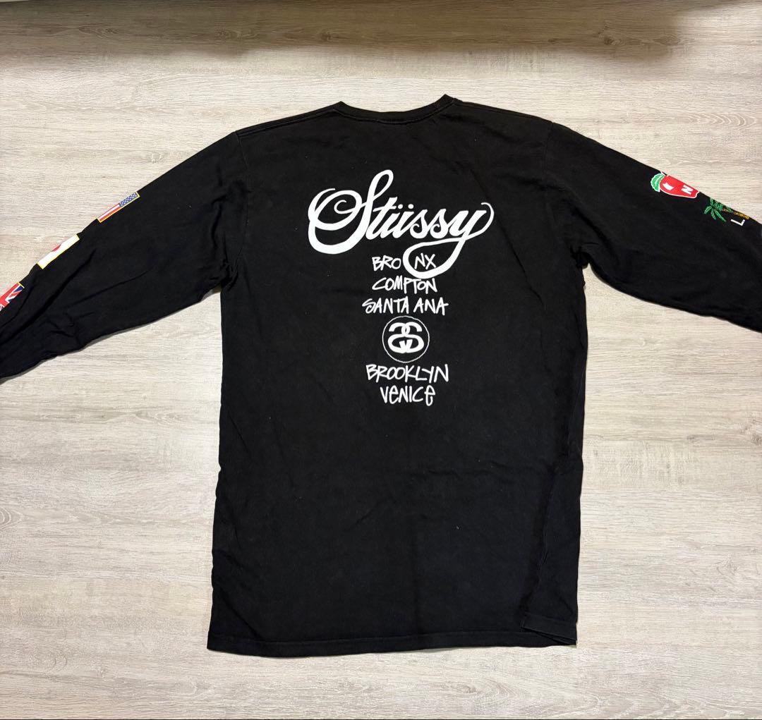 Stüssy ロンT 2枚セット XL ブラック ホワイト 長袖 ステューシー