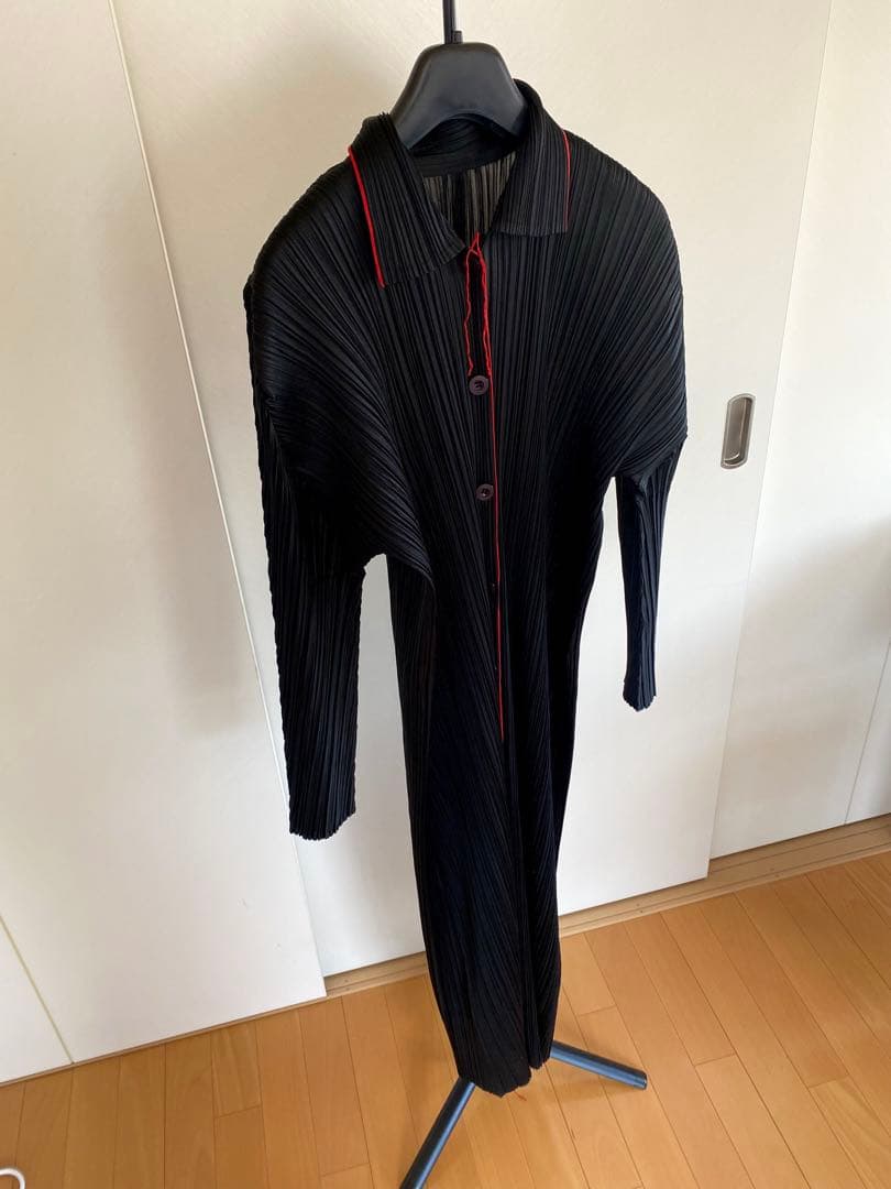 PLEATS PLEASE ロングコート　ドレス　ワンピース